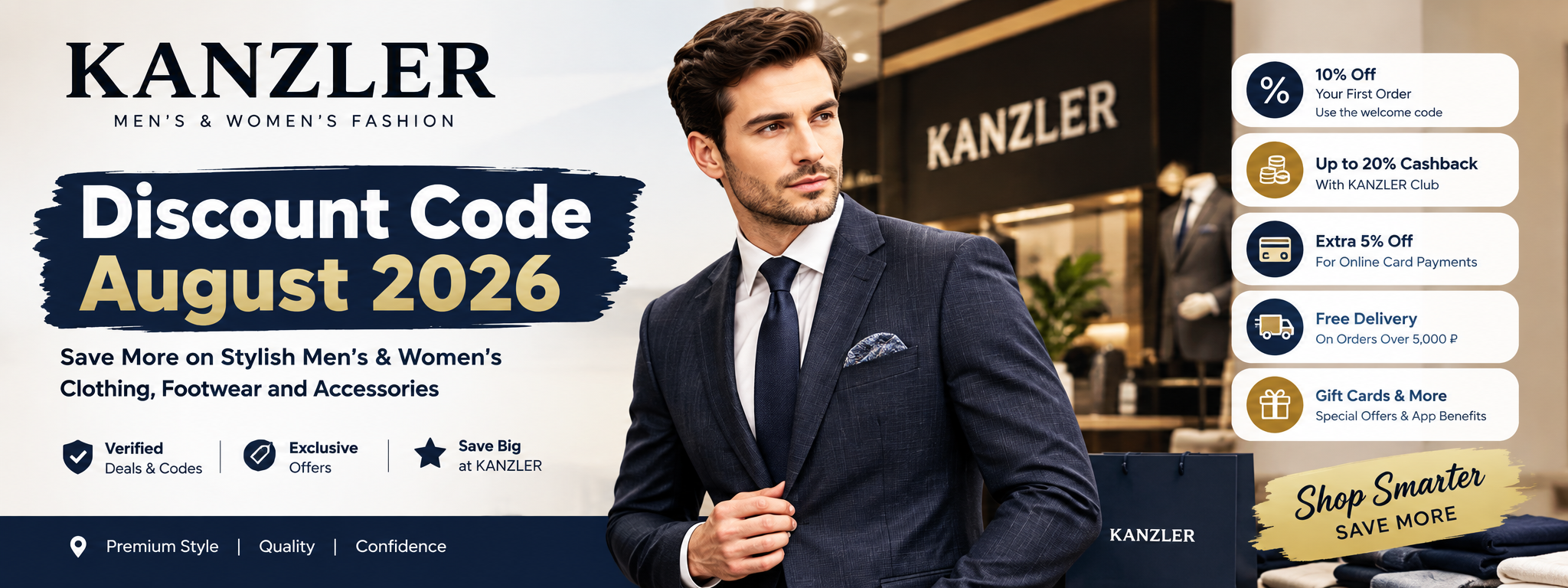 KANZLER discount code and coupons guide for August 2026
