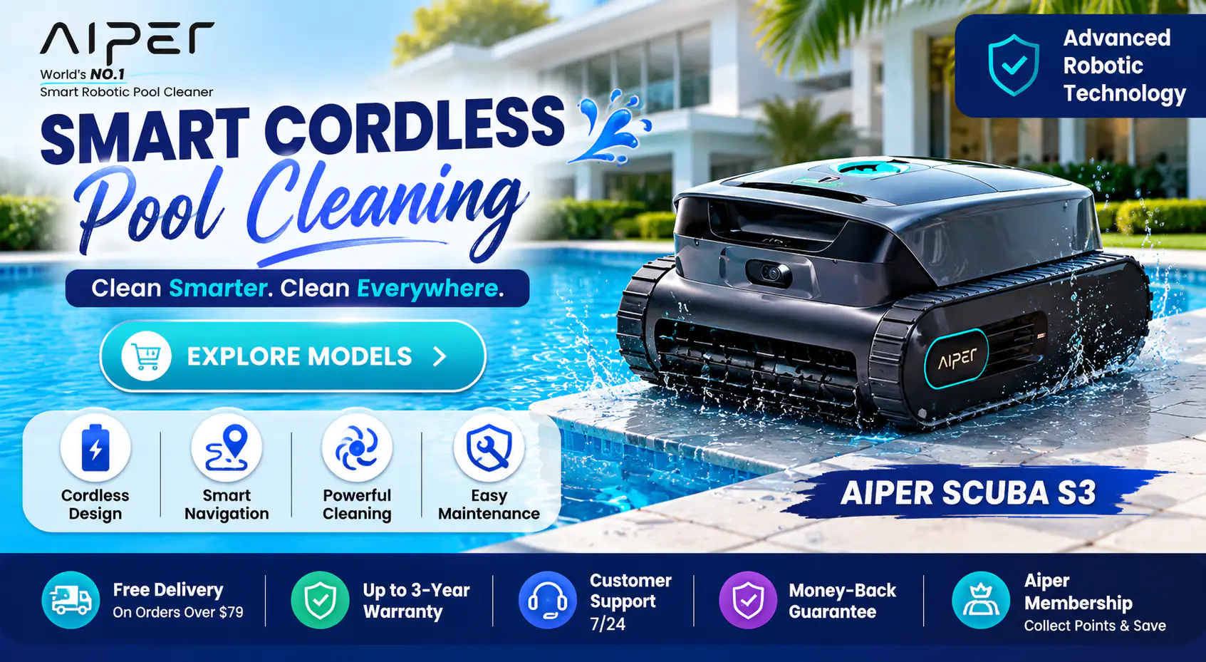 Best Cordless Pool Cleaners in 2026: Smart Cleaning Without the Hassle
