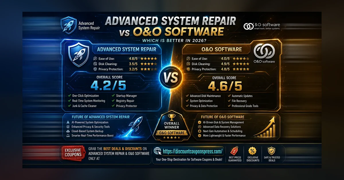 Advanced System Repair vs O&O Software: Which Is Better in 2026?