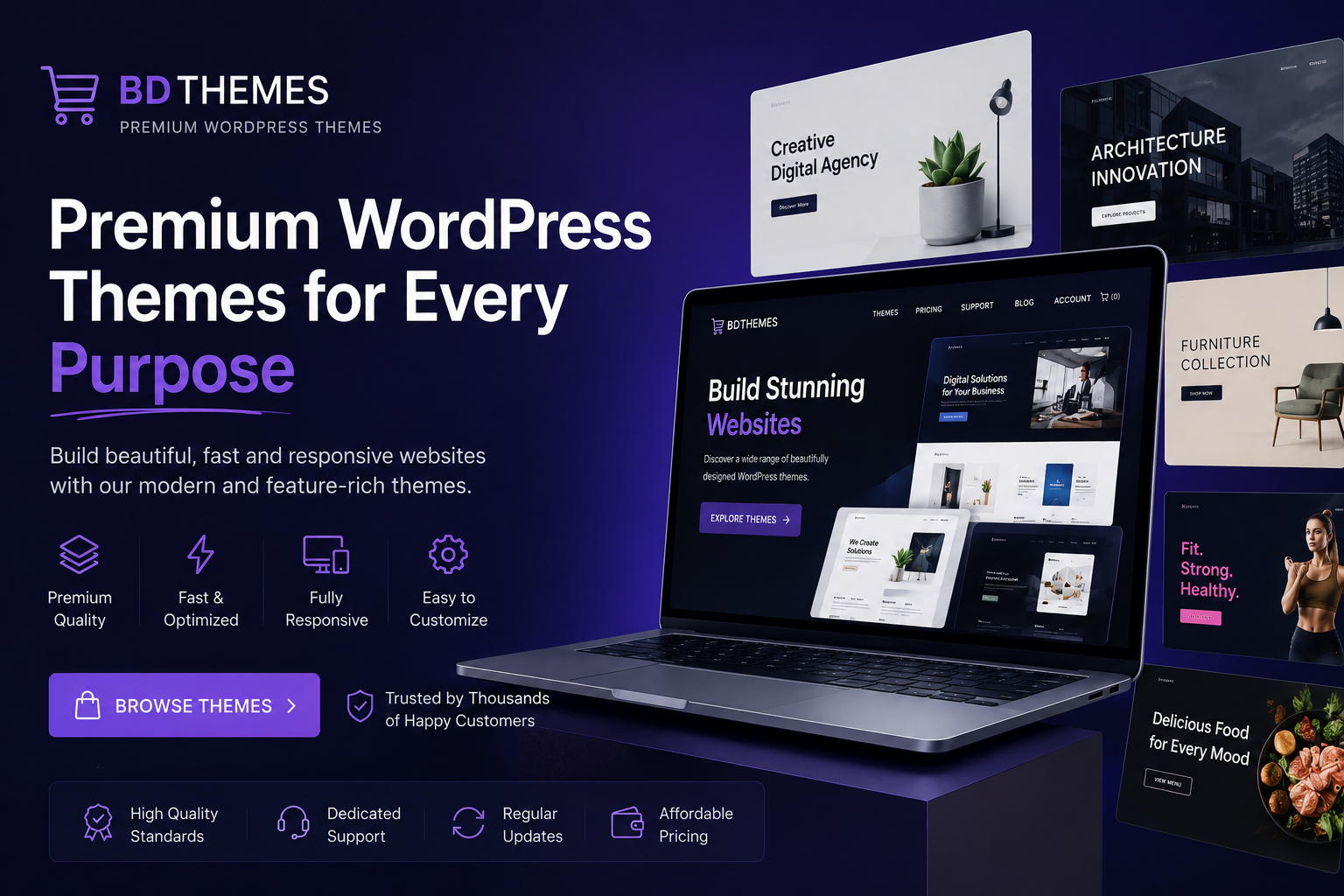 BDThemes premium WordPress plugins and Elementor addons for creating responsive, professional websites with advanced customization tools