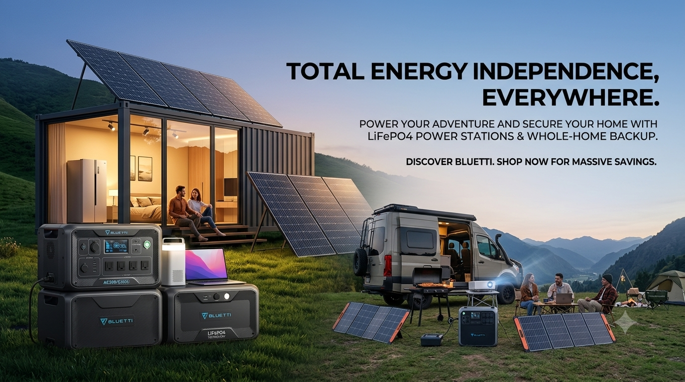 Power your life anywhere with industry-leading portable power stations, solar generators, and expandable home battery backups.
