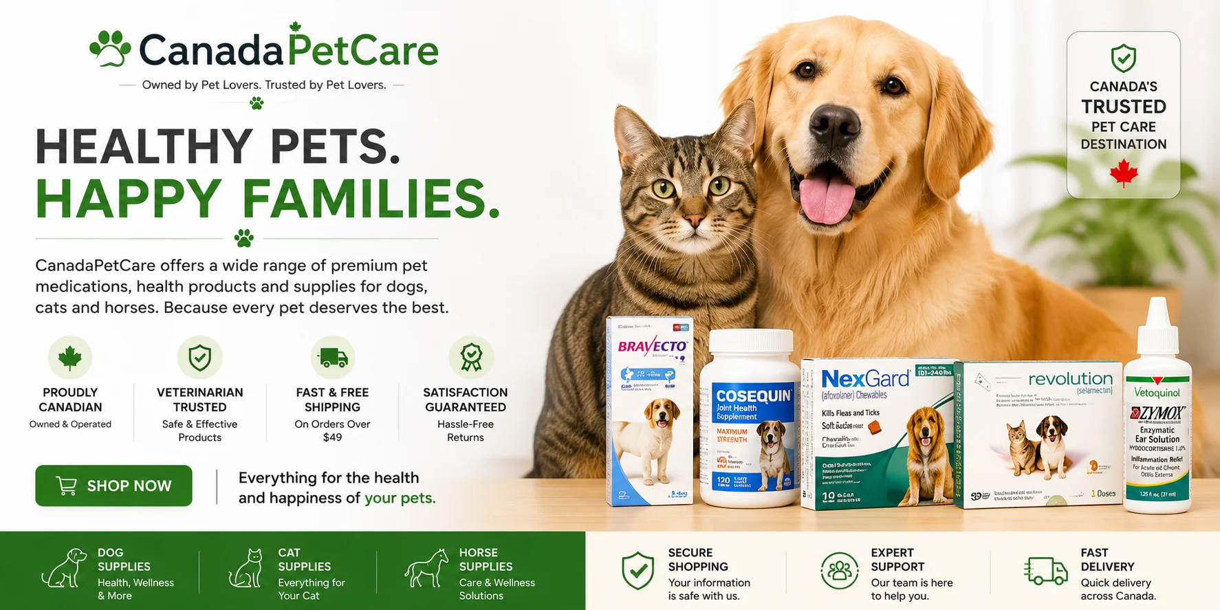 CanadaPetCare official logo - affordable pet health and wellness supplies