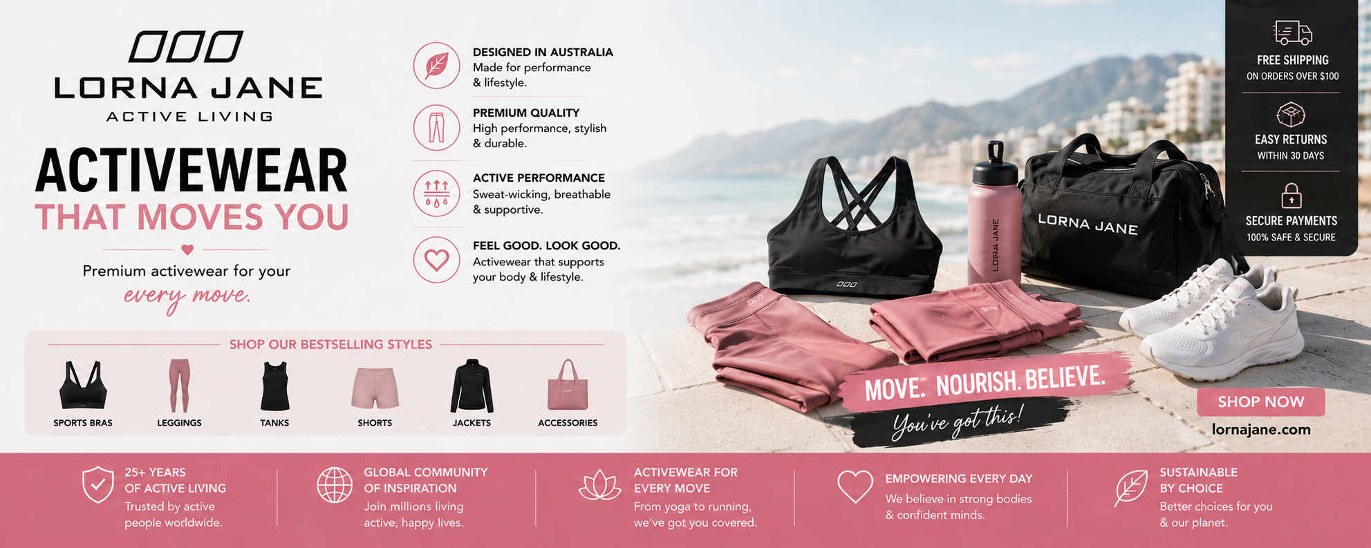 Lorna Jane Promo Codes, Activewear & Leggings Deals 2026