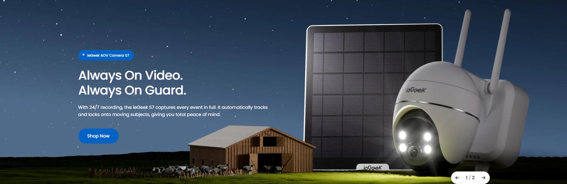 Secure your perimeter with high-definition, solar-powered, and wireless battery cameras at discounted rates.