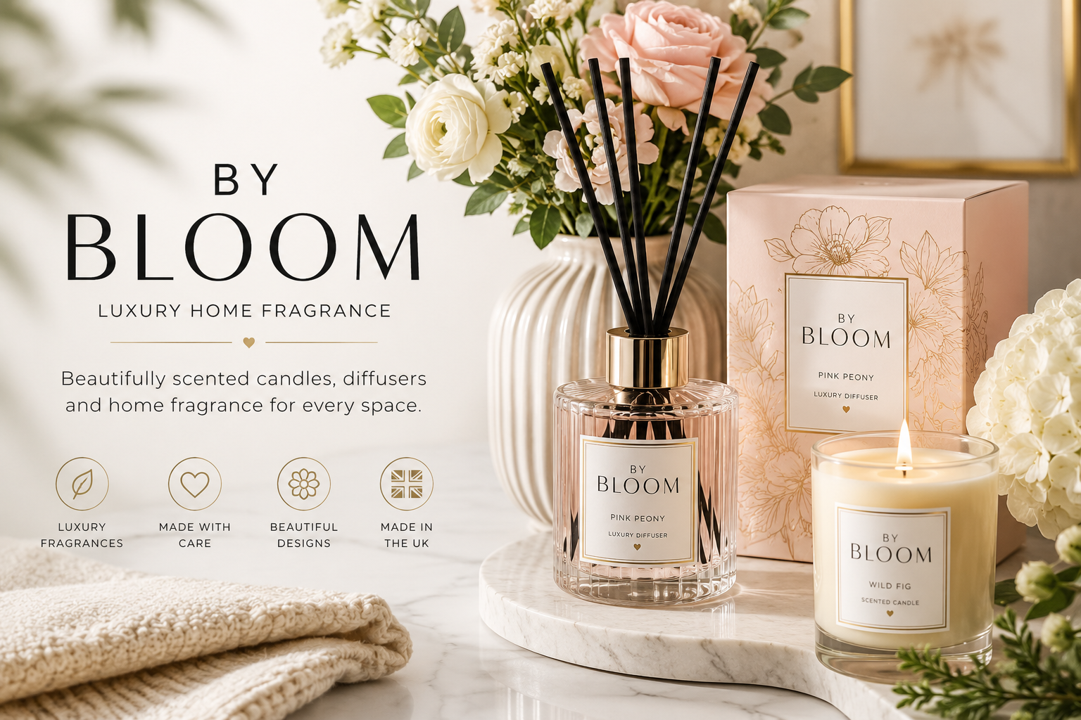 By Bloom UK fashion boutique featuring women's dresses, knitwear, tops, outerwear, shoes, handbags, jewellery, and stylish everyday fashion collections.