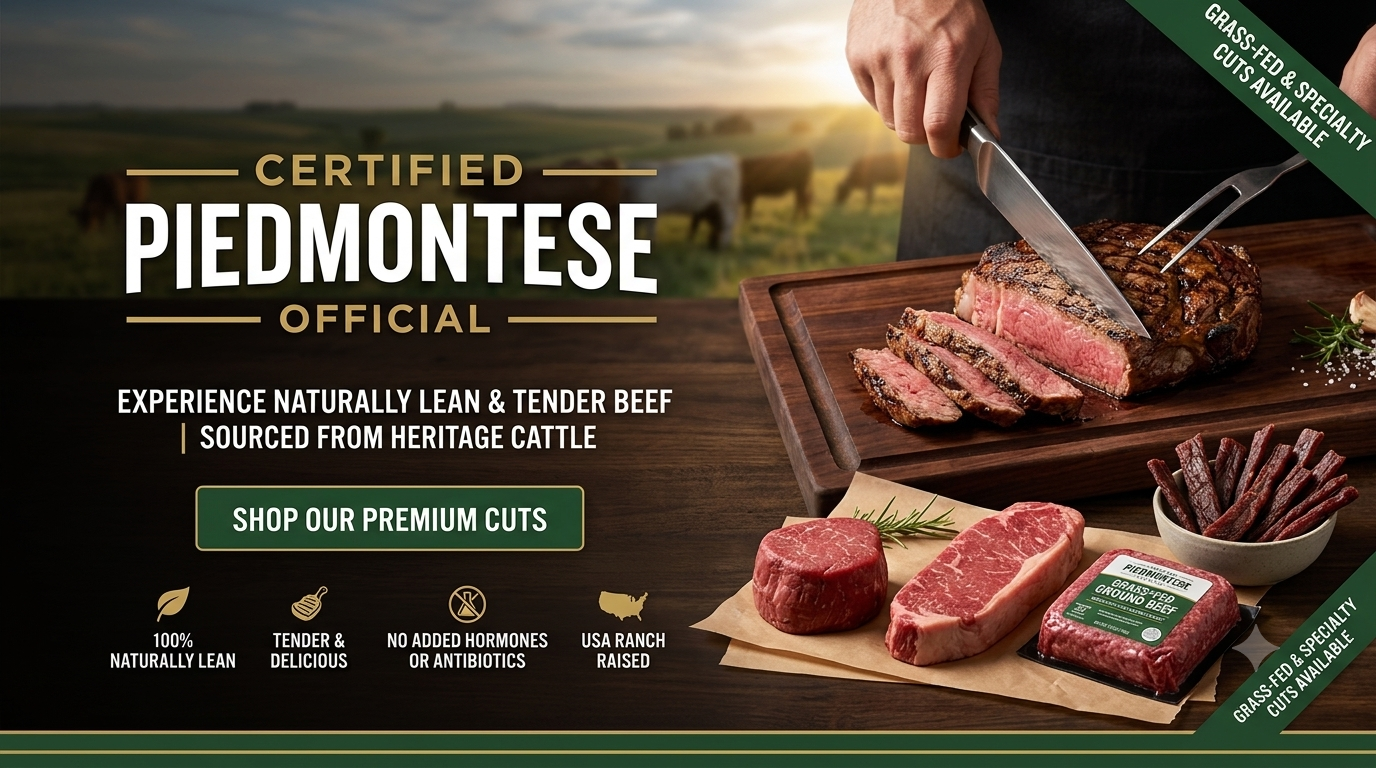 Experience naturally lean, tender, and nutritionally superior beef sourced from heritage cattle and delivered straight to your door.