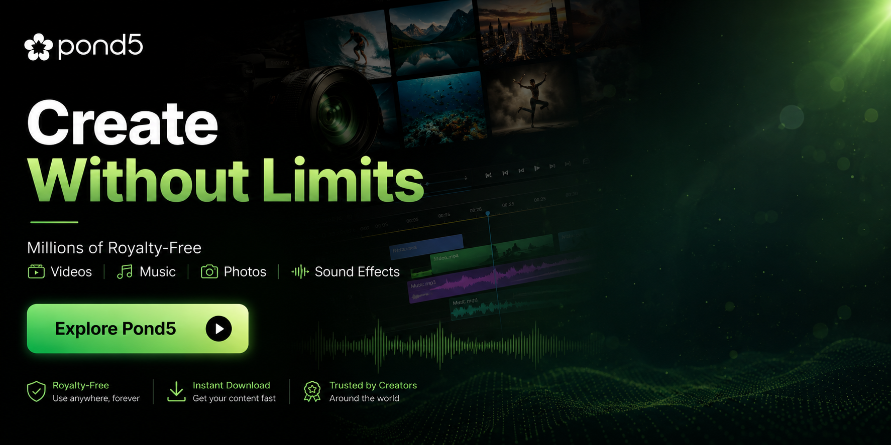 The ultimate digital media marketplace for royalty-free stock footage, music, and creative production assets.