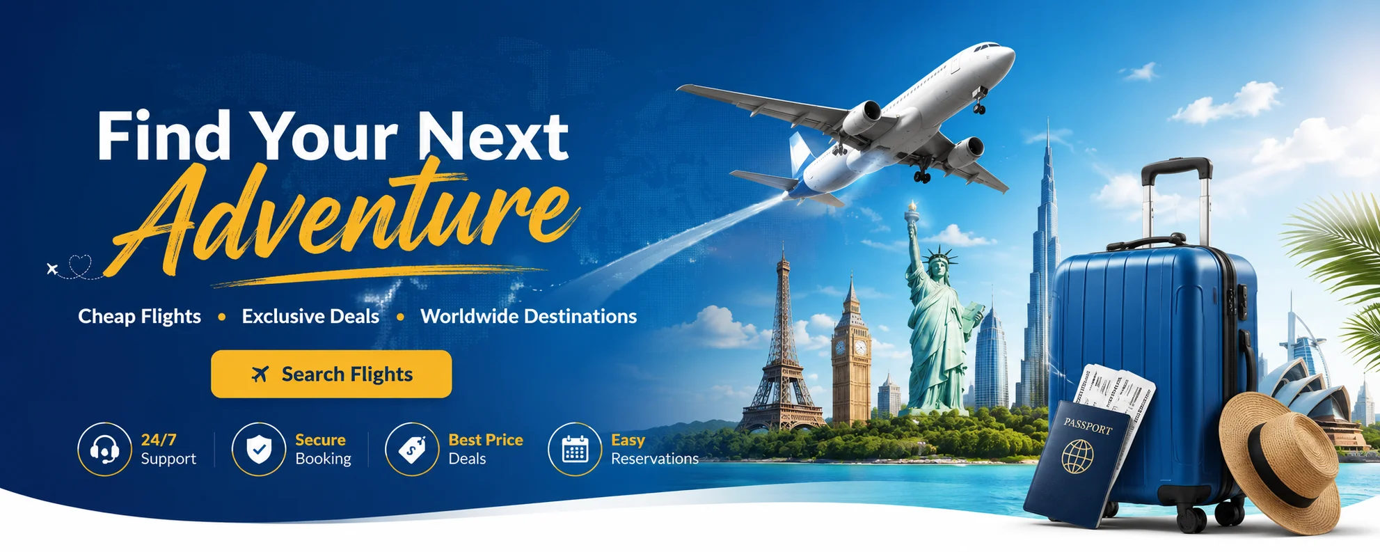 CheapVuelos official logo - comparing cheap flights and budget-friendly airline tickets